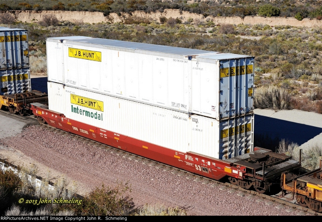 SMW 210386 with containers at Alray CA. 11/25/2013